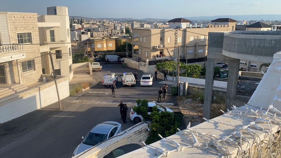 (فيديو) طمرة: مناوشات مع الشرطة خلال محاولة شبان الاقتراب من احد المنازل